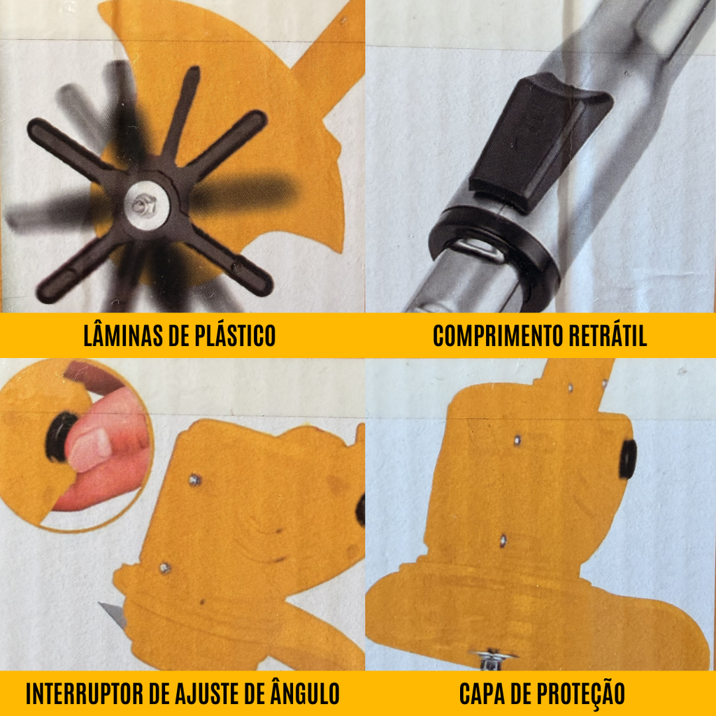 CORTADOR DE GRAMA A BATERIA