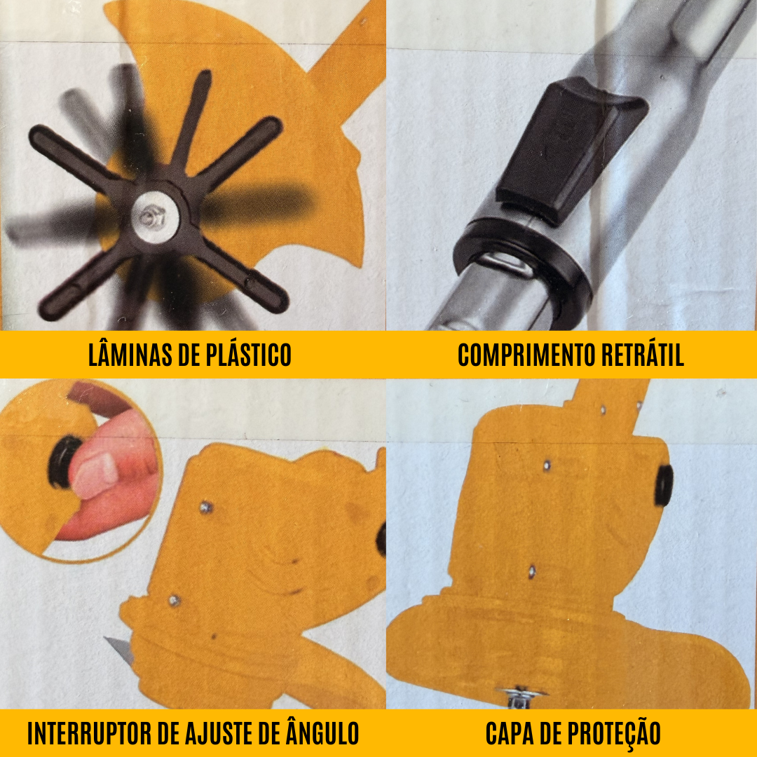 CORTADOR DE GRAMA A BATERIA